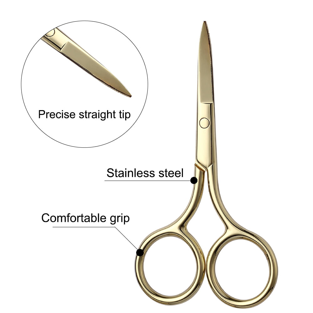 RXJC Manicure Scissors,Cuticle Beauty Grooming for Nose Hair Eyebrow