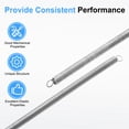 thumbnail image 4 of Uxcell 2 Pack Ressorts d'Extension 0.8x4x300mm, Ressort de Compression en Acier Inoxydable 304 avec Double Crochet pour Réparations Industrielles Maison Argent, 4 of 6