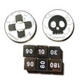thumbnail image 1 of Accesorios de juego Pokémon Metal Damage Counter y Poison/Burn Markers Charizard Ultra Premium Collection, 1 of 1