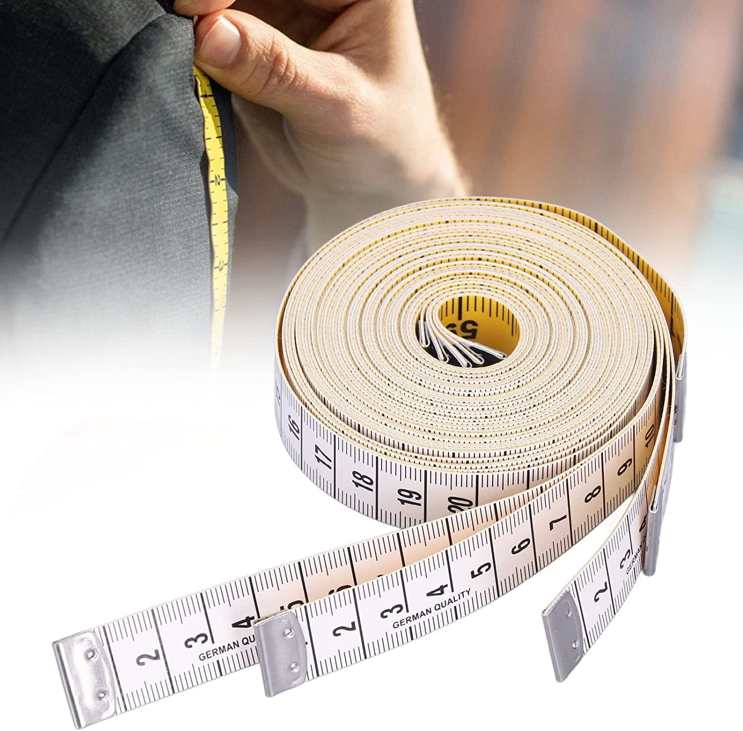 German quality color tape measure 59208 metric system measuring tape  measure 1.5 meters of flexible rule clothing custom tailor