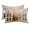 Amber Orange, Espresso Brown, variant on Rustic Country Outdoor Pillows for Chaise Lounge Chair Waterproof Lumbar Pillows with Insert&Strap Beach Headrest Pillow Farmhouse Hills Trees Pastoral Field Retro Pillow for Patio Pool 11"x16"