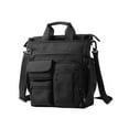 thumbnail image 4 of Segolike Men Briefcase Crossbody Handbag Lightweight Portable Adjustable Shoulder Bag Business Bag for Dad Grandfather Commuting Work Black, 4 of 8