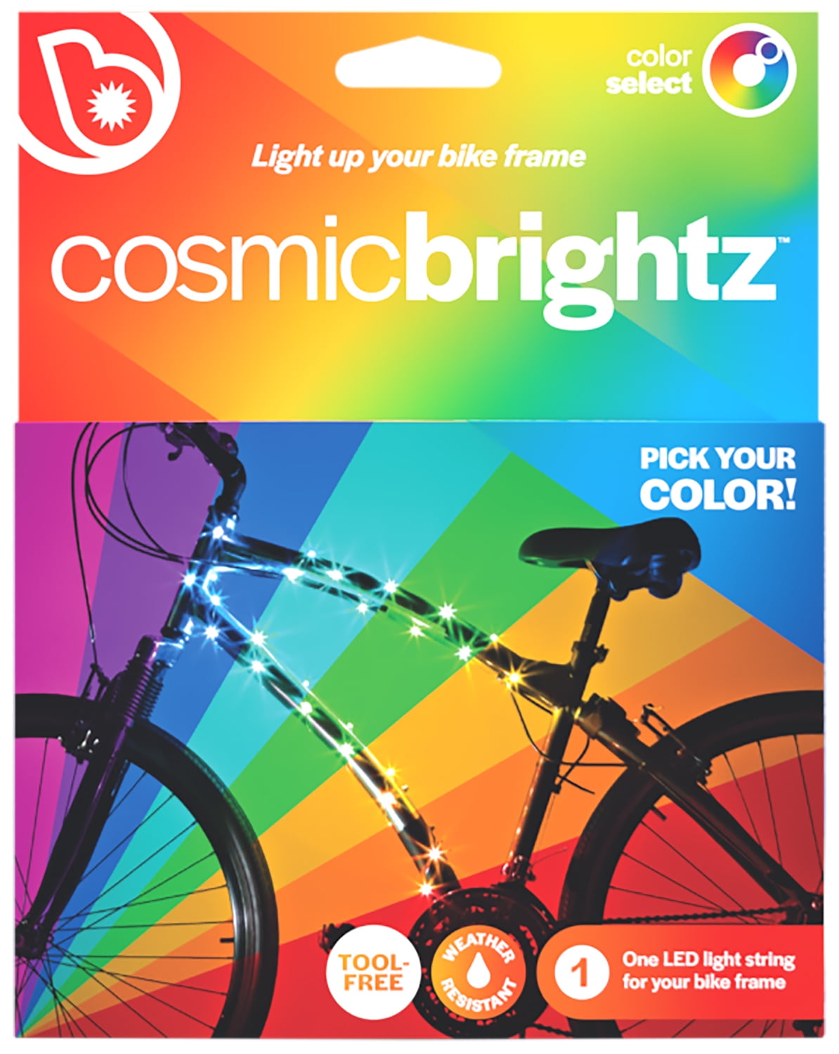 Brightz Orbit Color Morphing LED Bicycle Spoke Clip Lights