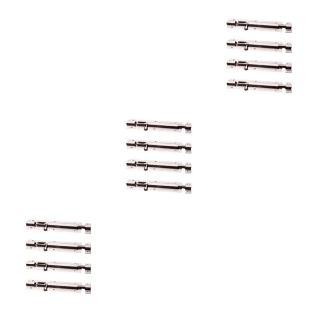 Maytalsory 4pcs/set Stylish Door Upgrade Home Security With Easy Installation Satisfaction Guaranteed Sliding Door Lock 5 inch 3PCS