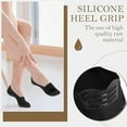 thumbnail image 6 of 5 pairs No Show Socks for Womens Size 6-9, Ultra Low Cut Liner Silk Breathable Socks Ice Feeling socks, Nonslip Liner Invisible Hidden Thin Socks, 6 of 6