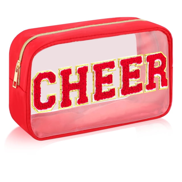 Bolsa de maquillaje Abbylike Cheer Clear Makeup Letter Bag Cosmetic