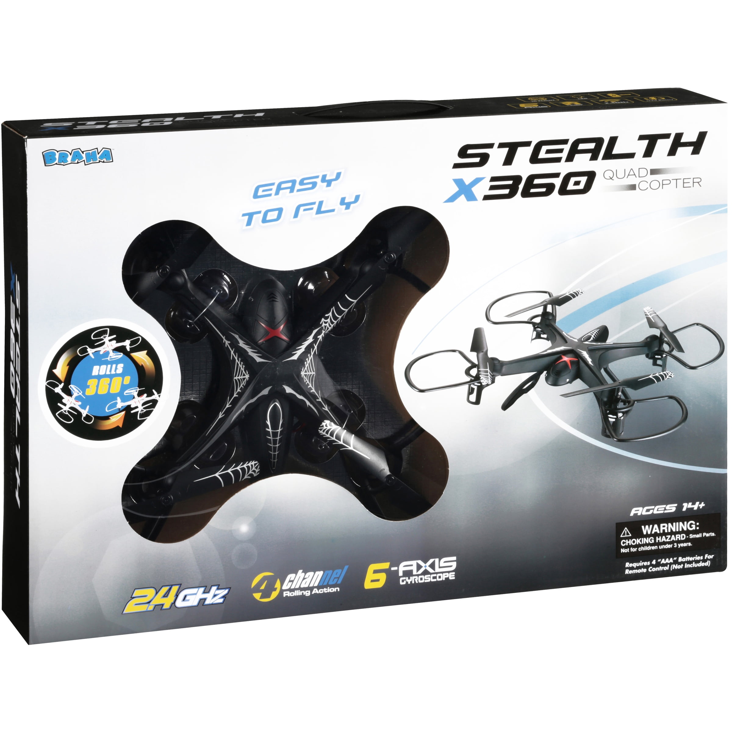 Braha™ Stealth X360 Quad Copter