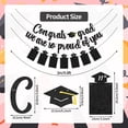 thumbnail image 2 of Set de pancarta de graduación Pedenty Congrats Grad con exhibición de fotos, 2 of 6