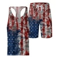 thumbnail image 4 of Vedolay Loose Tank Tops and Short Set for Men Casual Beach 2 Piece Activewear Suits,Blue L, 4 of 5