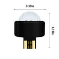 thumbnail image 3 of Teissuly Car Interior Decoration LED Lights, Mini Lights, Small Ball Stage, Lights, Car Colorful USB Ambient Lights, 3 of 8