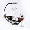 thumbnail image 5 of Creative Metal Wine Rack Hanging Wine Glass Holder Bar Stand Bracket Display, 5 of 7