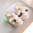 thumbnail image 2 of Binhe Toddler Baby Boys Girls LED Light Shoes Breathable Shoes Open toe Sandals Baby Softshoe Sandals for Unisex 0 to 18 Months with Comfortable Soft Sandals Soft Sole and Light for Toddler, 2 of 6