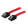 thumbnail image 1 of StarTech.com Câble SATA 24 Po à Verrouillage - Câble SATA - Série ATA 150/300/600 - SATA (R) à SATA (R) - 2 Pieds - Verrouillé - Rouge (LSATA24) - Câble SATA - Série ATA 150/300/600 - SATA (R) à SATA (R) - 2 Pieds - Verrouillé - Rouge - pour P/N : Carte SATA 10p6g-Pcie, Carte SATA 2p6g, 1 of 2