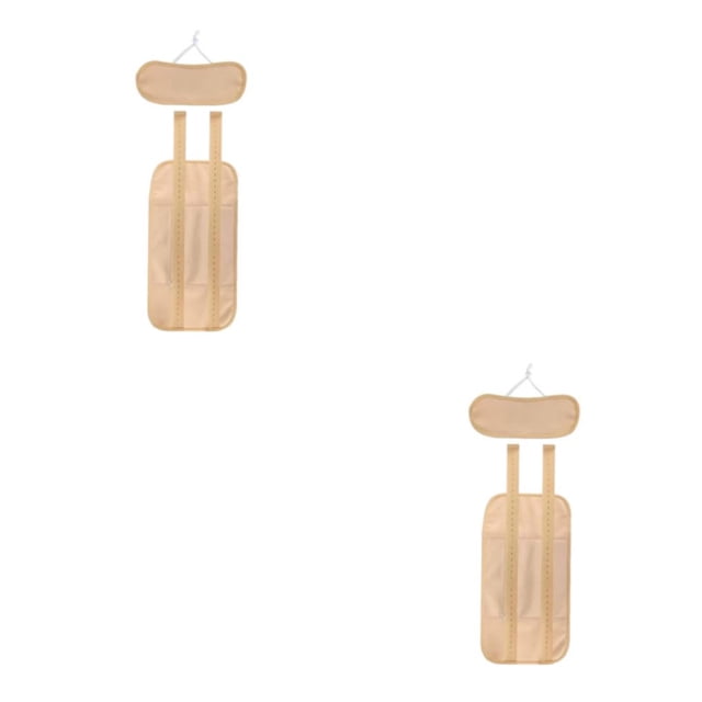 Seitruly Kit de envoltura de paquete de aceite de ricino reutilizable para mantener la salud corporal, paquete de aceite de ricino orgánico caqui Riñonera+riñonera 2Conjunto