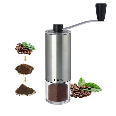 Manual Coffee Grinder Mill, Hand Coffee Bean Grinder with Adjustable Coarseness Ceramic Burr