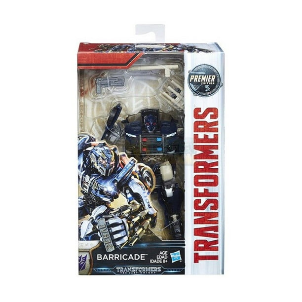 Hasbro Transformers The Last Knight Decepticon Berserker Barricade figura de acción modelo Plastictoy regalo recoger nivel mejorado xuanjing unisex