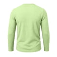 thumbnail image 6 of Abomasnow Men's Big and Tall Cotton Linen Shirts Quarter Button Long Sleeve Golf Shirts Work Office Business Casual Workout Shirts, 6 of 7