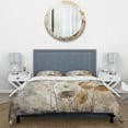 thumbnail image 3 of Designart "Beige Botanical Expressions III" Abstract Botanicals Bedding Covert Set - Modern Beige Abstract Bed Set With 2 Shams, 3 of 6