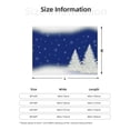 thumbnail image 5 of Disketp Christmas Fir Tree Flannel Blankets - Thick and Warm Blanket for Winter, Soft Fuzzy Plush King Blanket for All Seasons80"x60", 5 of 6