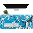 thumbnail image 4 of Flower Large Mouse Pad 31.5x11.8 Inches Fantastic Cartoon Lake Plant Branches Cherry Blossoms Pattern Printed Game Mouse Pad for Gaming Home Office BDXTMN218, 4 of 6