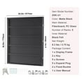 thumbnail image 7 of KFFKFF 35-Slot Collectible Card Showcase, 24.3x30.5x2.1 inches, Trading Card Wall Display Cabinet, 98% UV Resistant  PC Plate, Secure Lock for Sports Memorabilia, 7 of 7