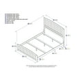 thumbnail image 5 of Richmond Queen Traditional Bed with Matching Foot Board in White, 5 of 5
