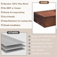 thumbnail image 4 of Eshoma Fireplace Mantel - Handcrafted Solid Mantel Shelf for Over Fireplace - Wall Mounted Floating Mantel Shelf with Invisible Brackets - 60 Inch - Walnut, 4 of 14