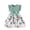 00-Green21, variant on WOYY Girls Ruffle Sleeveless Dress Casual Butterfly Print Splice A Line Dress, Sizes 2-7