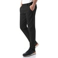 thumbnail image 2 of Ma Croix Mens Slim Fit Stretch Chino Pants Plain Twill, 2 of 6