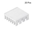 thumbnail image 3 of Unique Bargains 14x14x6mm Aluminum Heatsink Electronic Radiators for MOS IC Chip Silver Tone 20 Pack, 3 of 4