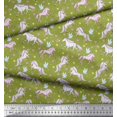 thumbnail image 3 of Soimoi Cotton Poplin Fabric Dot,Star & Unicorn Animal Print Fabric by Yard 56 Inch Wide, 3 of 3