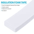 thumbnail image 3 of Uxcell 2 Roll 3/4"W x 3/8"T x 6.6Ft Self-Adhesive EVA Insulation Foam Tape, White, 3 of 6
