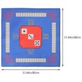 thumbnail image 2 of Bamboohart Polyester Mahjong Game Mat with Antislip Bottom for Table Use Blue 47.2x23.6 Inches, 2 of 10