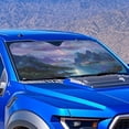 thumbnail image 4 of Xixirimido Car Windshield Sun Shade Sun Visor for Front Window Sunshade Block UV Rays Universal Fit Truck SUV Van Auto Accessories, Fantasy Mountain Lake, 4 of 8