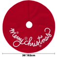 thumbnail image 2 of Christmas Decorations Christmas Decorative Red Letter Tree Skirt, 2 of 5