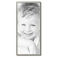 thumbnail image 2 of ArtToFrames 15x34" Silver with Stained Grey Picture Frame, Silver Wood Poster Frame, with Regular Acrylic and 2 (FBPL-4767), 2 of 7