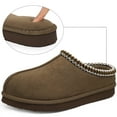 thumbnail image 5 of Litfun Memory Foam Slippers for Women Men Cozy Warm House Shoes Indoor and Outdoor, Mocha, 5 of 7