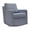 Denim, variant on Bowery Hill Contemporary Polyester Stone Swivel Glider Accent Chair