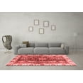 thumbnail image 3 of Ahgly Company Machine Washable Indoor Rectangle Oriental Red Traditional Area Rugs, 6' x 9', 3 of 4