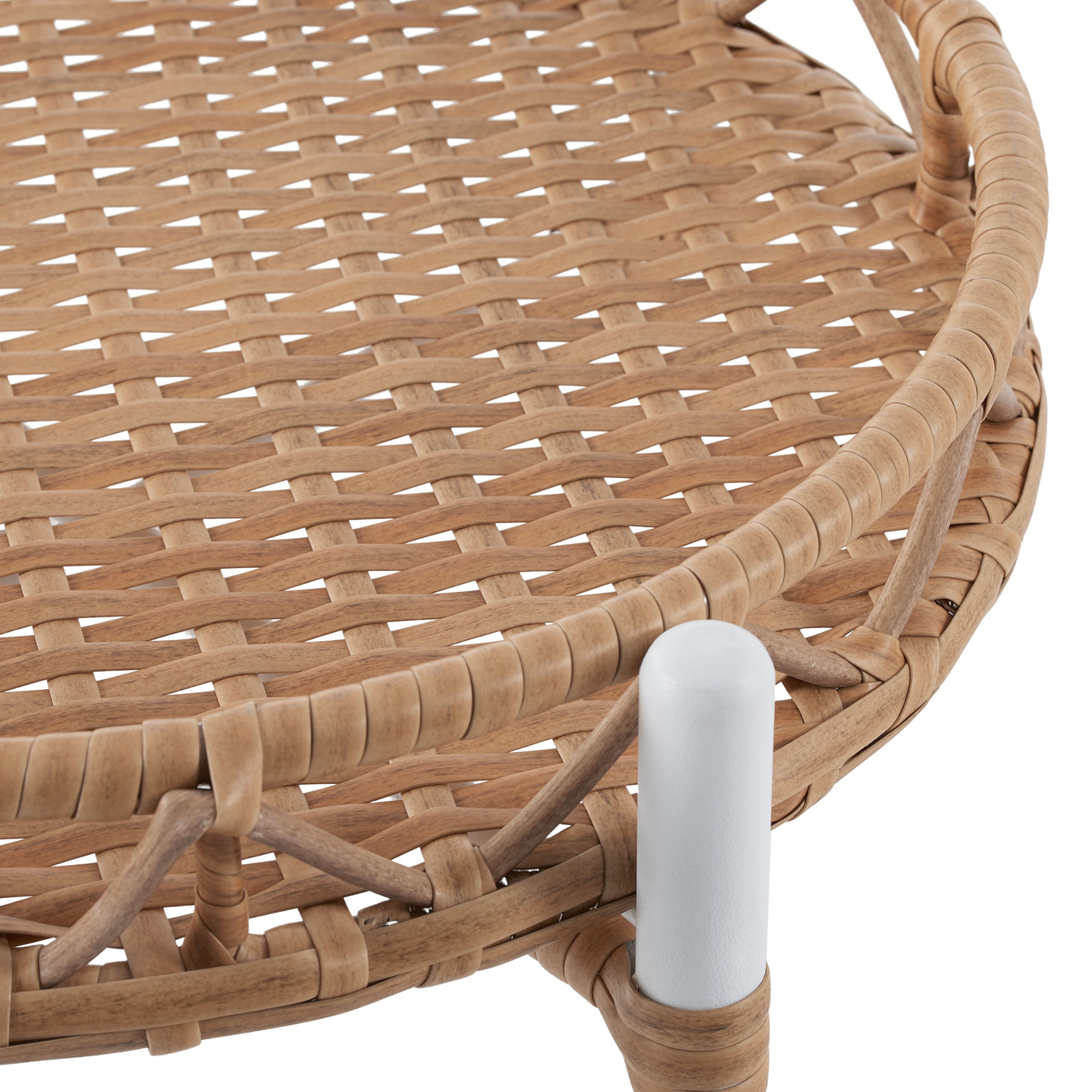 Better Homes & Gardens Lilah Outdoor 20" Round End Table, White