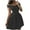 Black, variant on Homecoming Dresses for Women Women's Solid Color Bra Off Shoulder Dress Waist Pleated Dress Dress Large Ball Dress