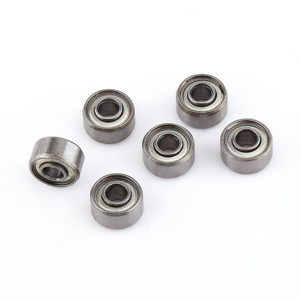 Tebru Double Shielded Bearing, Ball Bearing,10pcs 693ZZ Miniature Ball