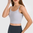 thumbnail image 2 of Soidarity Camiseta sin mangas Sujetador deportivo Chaleco de fitness Lavable Accesorios de gimnasio Ropa para correr Comodidad Sexy Halter Tops Equipo de Uniforme atlético Gris ocho Soidarity OD029032-04, 2 of 6
