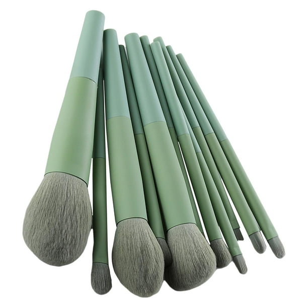 Kit de pinceles de maquillaje de 11 paquetes, herramienta para base, polvo de , rubor, corrector, de ojos