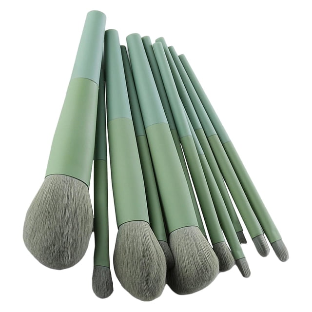 Sistema de Cepillos Del Maquillaje Del Labio Del Sombreador de Ojos de 11Pcs, jinwen cepillo de sombra de ojos