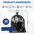 thumbnail image 2 of Bolsas de basura HOUZZKINGZ USA 55-60 galones [39 x 56 cm] 20 micras, 2 of 7