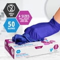thumbnail image 5 of MED PRIDE Nitrile Gloves, 1000 Count, Blue, Disposable Powder & Latex-Free Gloves for Hospital & Home Use, X-Large, 5 of 5