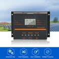 thumbnail image 2 of TFixol 40A PWM Solar Charge Controller 12V/ 24V Self-Adapting LCD Solar Panel Battery Charge Discharge Regulator with 5V USB Output Temperature Compensation Multiple Protections, 2 of 7