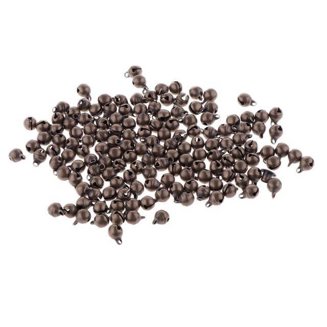 150pcs pequeñas campanas de cascabeles navidad artesanía campanas conjunto Bronce Zulema Cascabeles pequeños