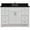 White & Black, variant on 49 in. Galaxy Granite Oval Sink Single Vanity, White & Black